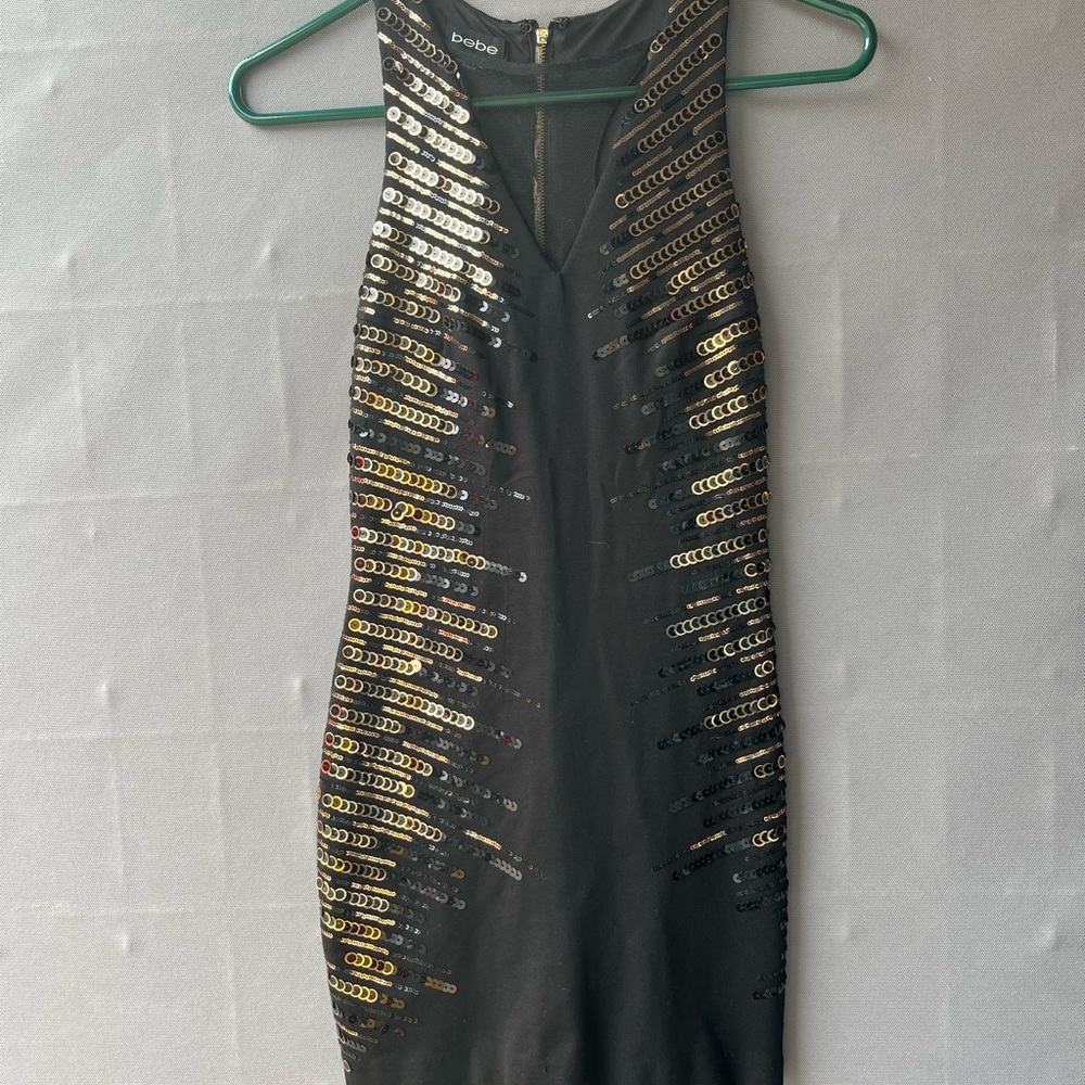 BEBE dress XXS (fits like xs/s)